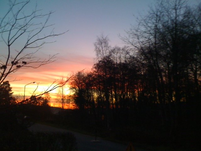 röd himmel